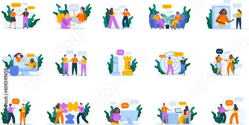 Negotiations Of People Set