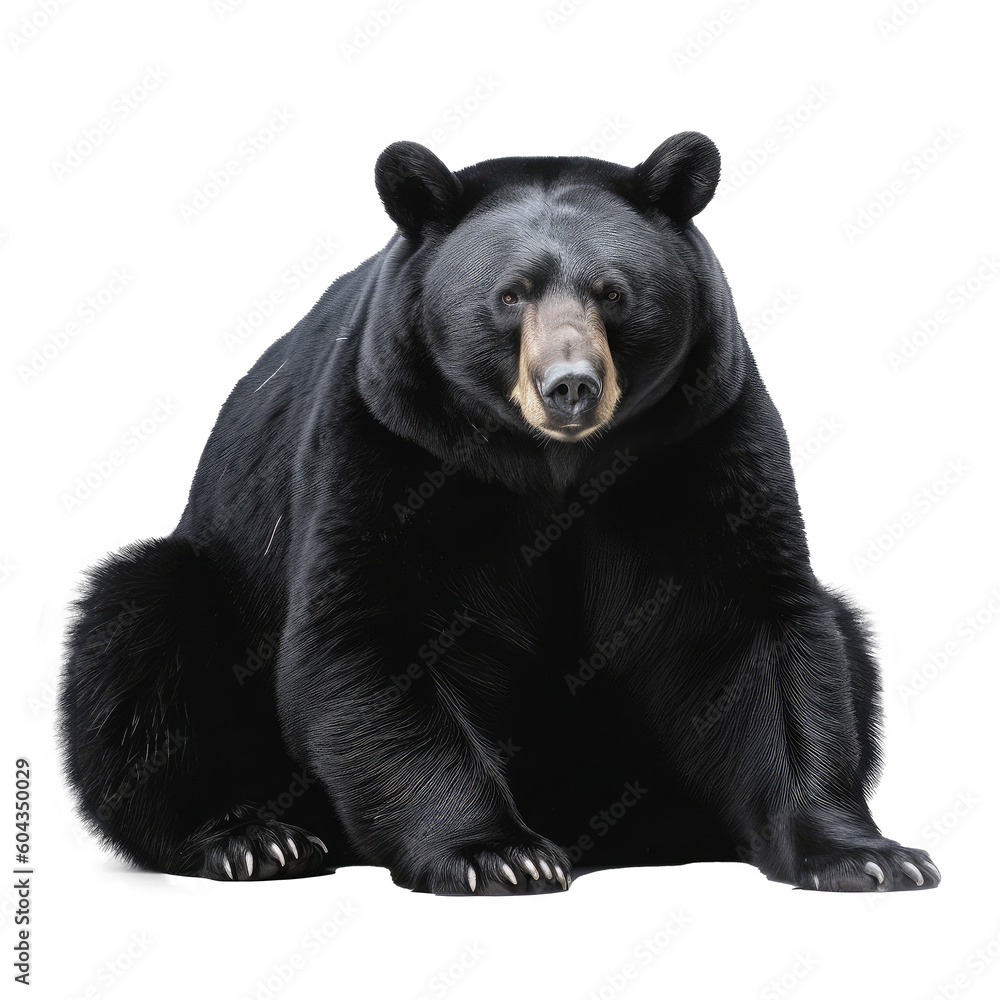 Fototapeta premium big bear isolated on white