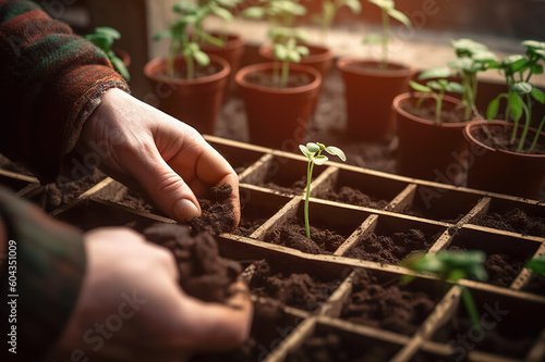 The Joy of Planting Seedlings and Watching Them Grow, created with Generative AI