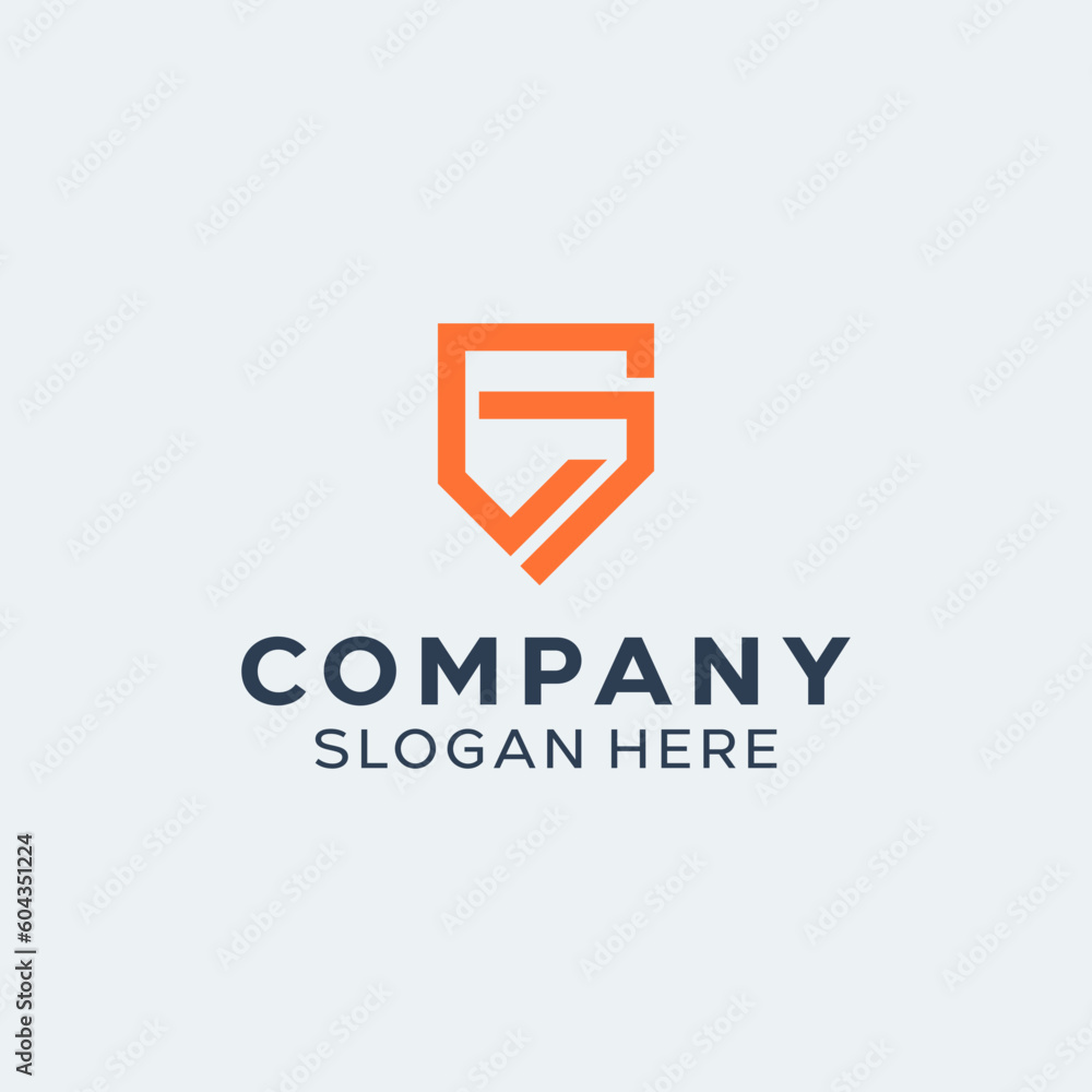 Letter GC CG Simple Monogram Logo Letter GC CG Simple Monogram Logo