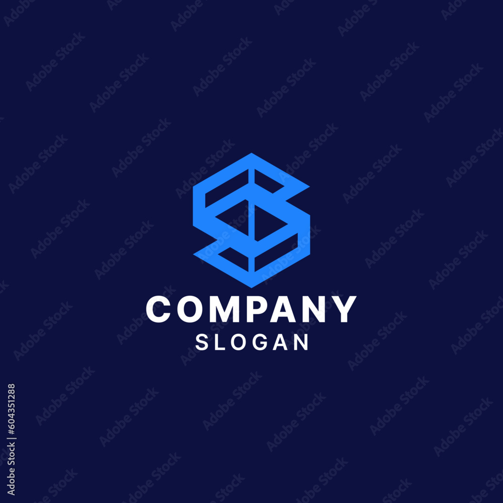 Letter S Simple Monogram Logo Letter S Simple Monogram Logo