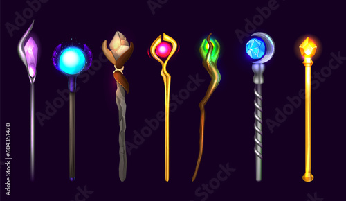 Magic Wizard Staff Set