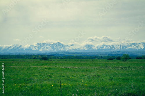 Polish Tatras view from the Chocholowska Valley