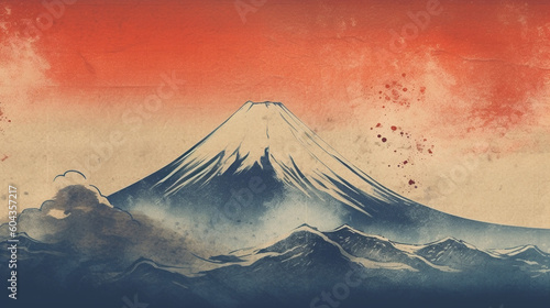 富士山の背景 © ラピス ラズリ