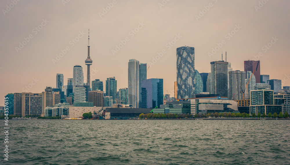 Obraz premium Toronto cityscape evening