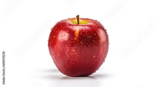 017_An Apple on a white background, Generative AI