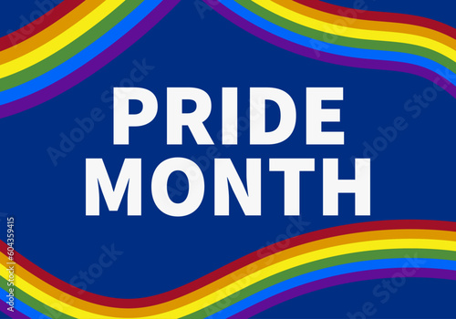 Fondo con banderas lgbtiq+ por pride month. 