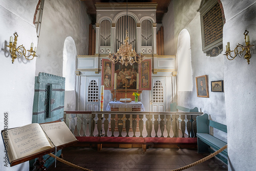 interior of church