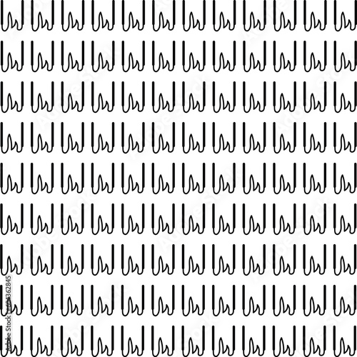 Texture filled with sticks connected by wavy lines