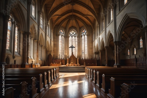 Ai generated beautiful background image of Church