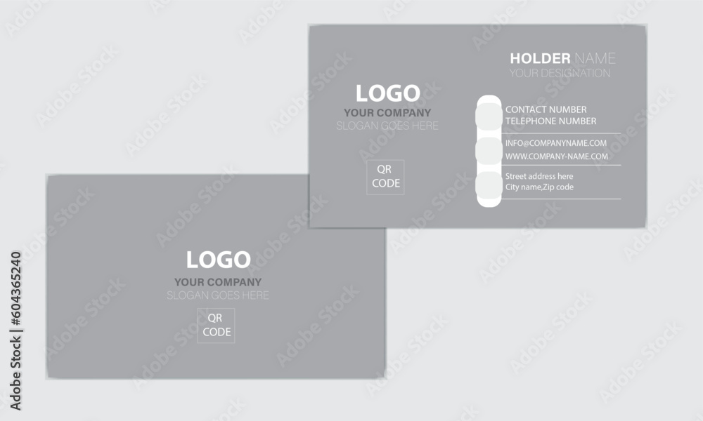 modern design template for own identity