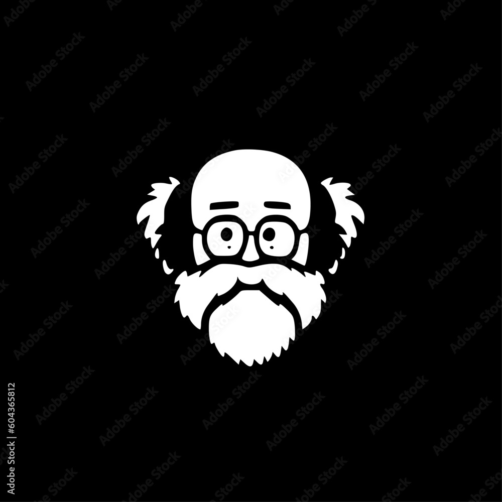Baba - Black and White Isolated Icon - Vector illustration Baba - Black and White Isolated Icon - Vector illustration