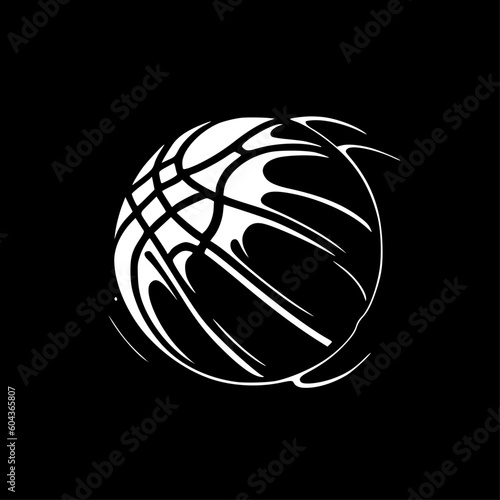 Basketball | Minimalist and Simple Silhouette - Vector illustration