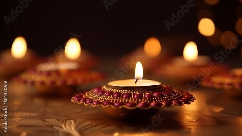 Happy Diwali, Diwali Diya, Generative Ai