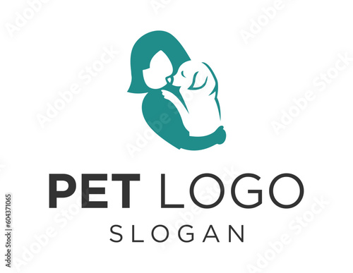 Logo design about Pet on a white background. made using the CorelDraw application.
