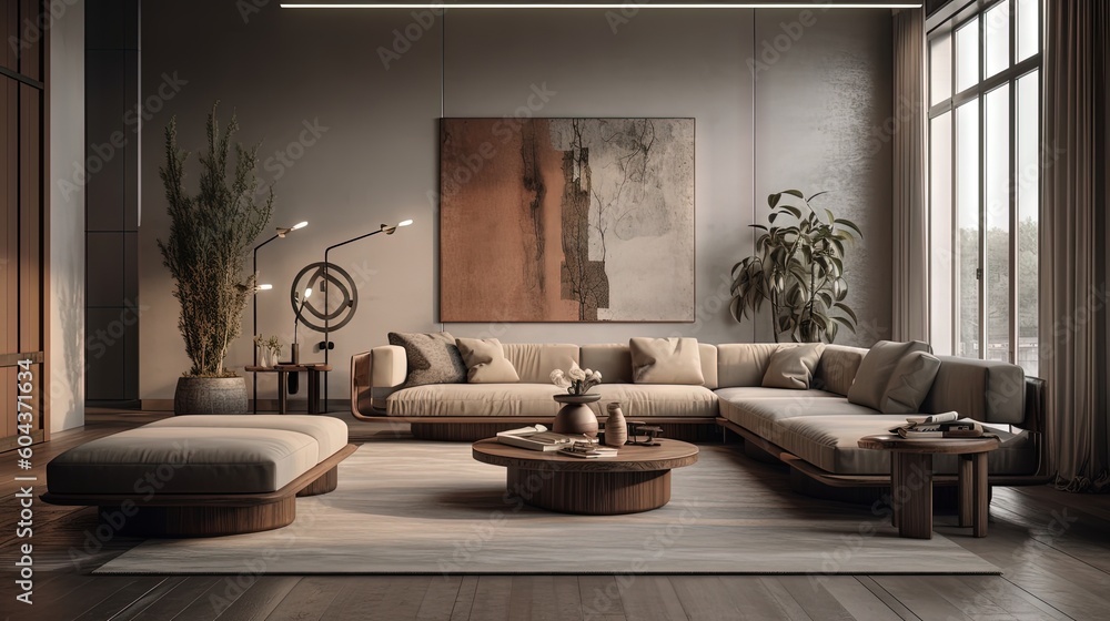 modern interior design - generative AI modern interior design - generative AI