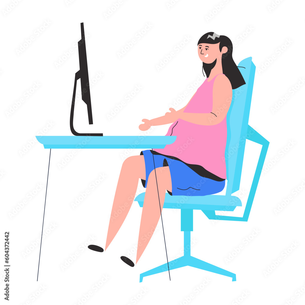 Fototapeta premium Employee Working