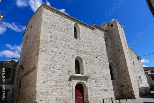 Ancienne église paroissiale St-Pierre dite chapelle du château à Marguerittes - Gard - France photo