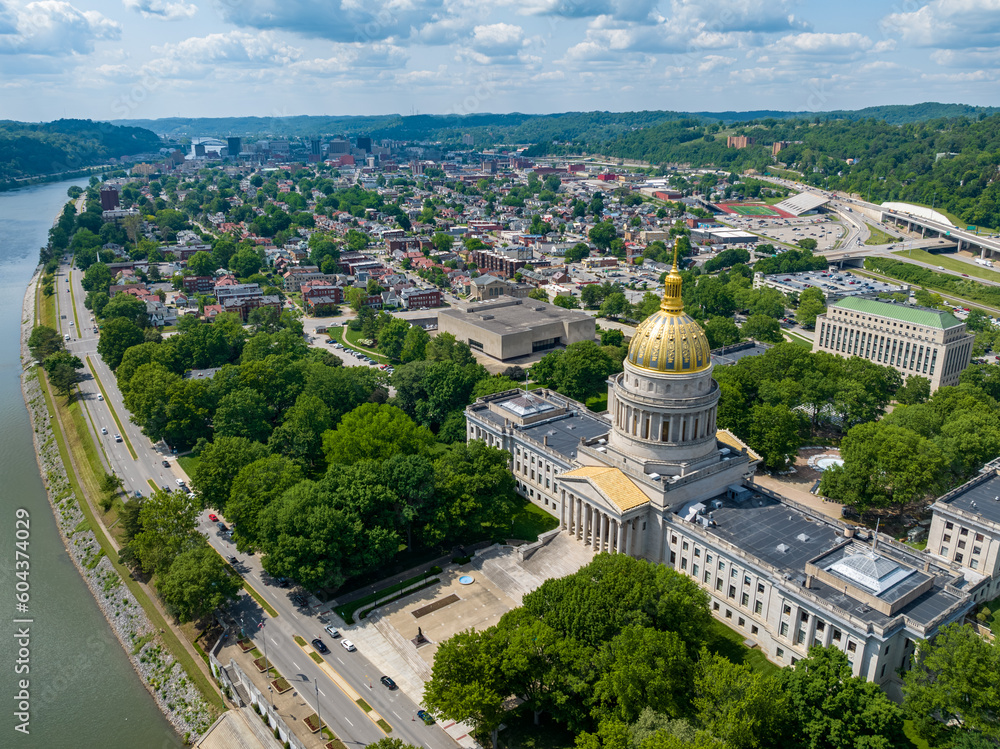 Aerial View of the West Virginia State Capitol Complex
