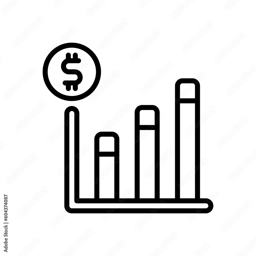 bar chart icon for your website, mobile, presentation, and logo design. bar chart icon for your website, mobile, presentation, and logo design.