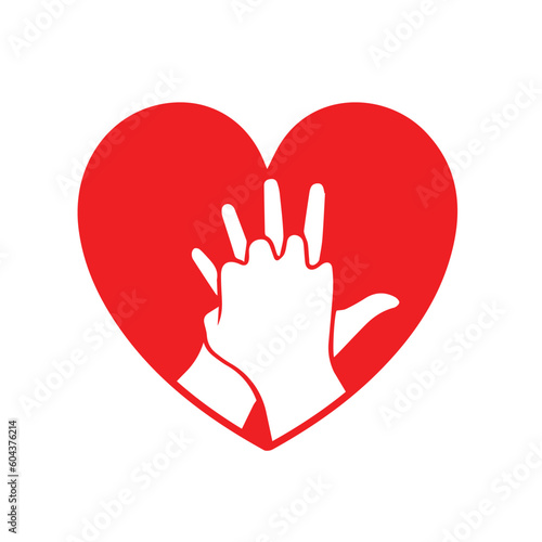 heart cpr medical icon vector design	
