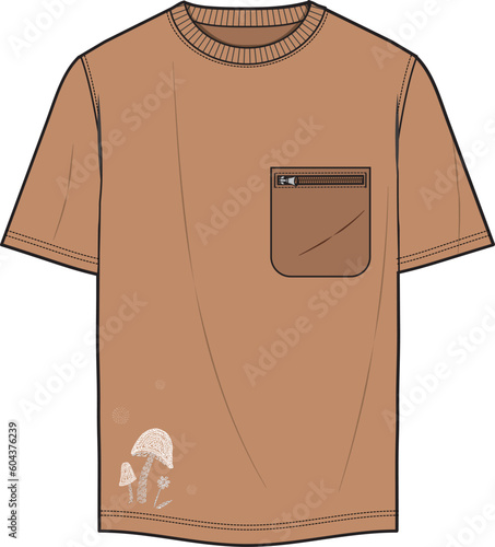 UNISEX WEAR TEE SHIRTS VECTOR SKETCH