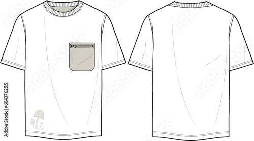UNISEX WEAR TEE SHIRTS VECTOR SKETCH