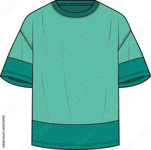 UNISEX WEAR TEE SHIRTS VECTOR SKETCH