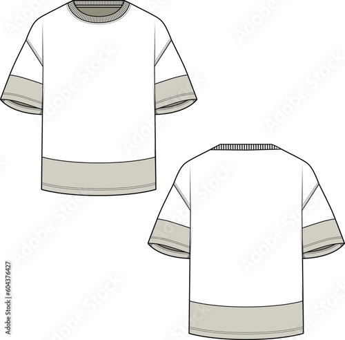 UNISEX WEAR TEE SHIRTS VECTOR SKETCH