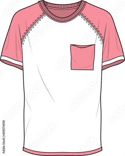 UNISEX WEAR TEE SHIRTS VECTOR SKETCH