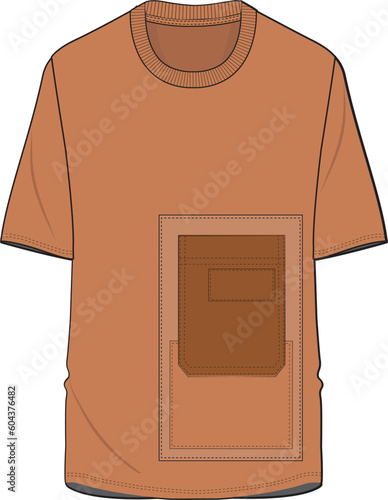 UNISEX WEAR TEE SHIRTS VECTOR SKETCH