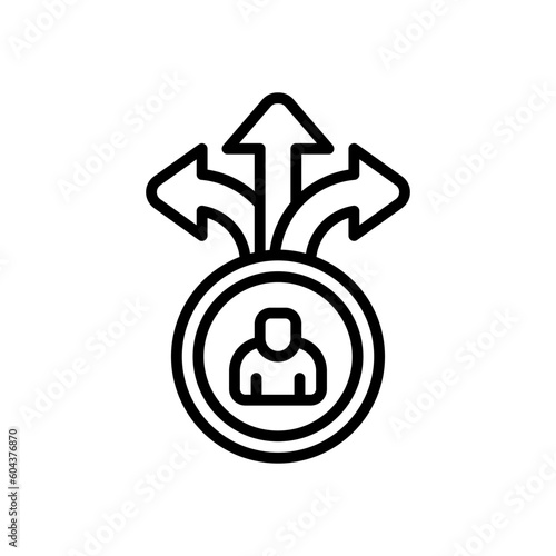 decision icon for your website, mobile, presentation, and logo design.