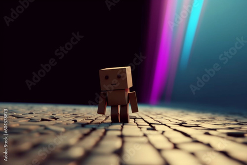 The wood of businessman walking on the street