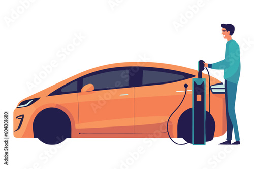 man filling up the tank