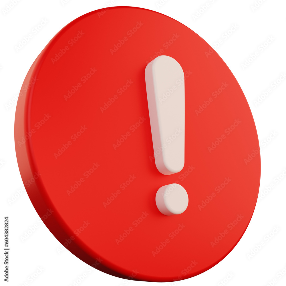 red danger sign 3d illustration red danger sign 3d illustration