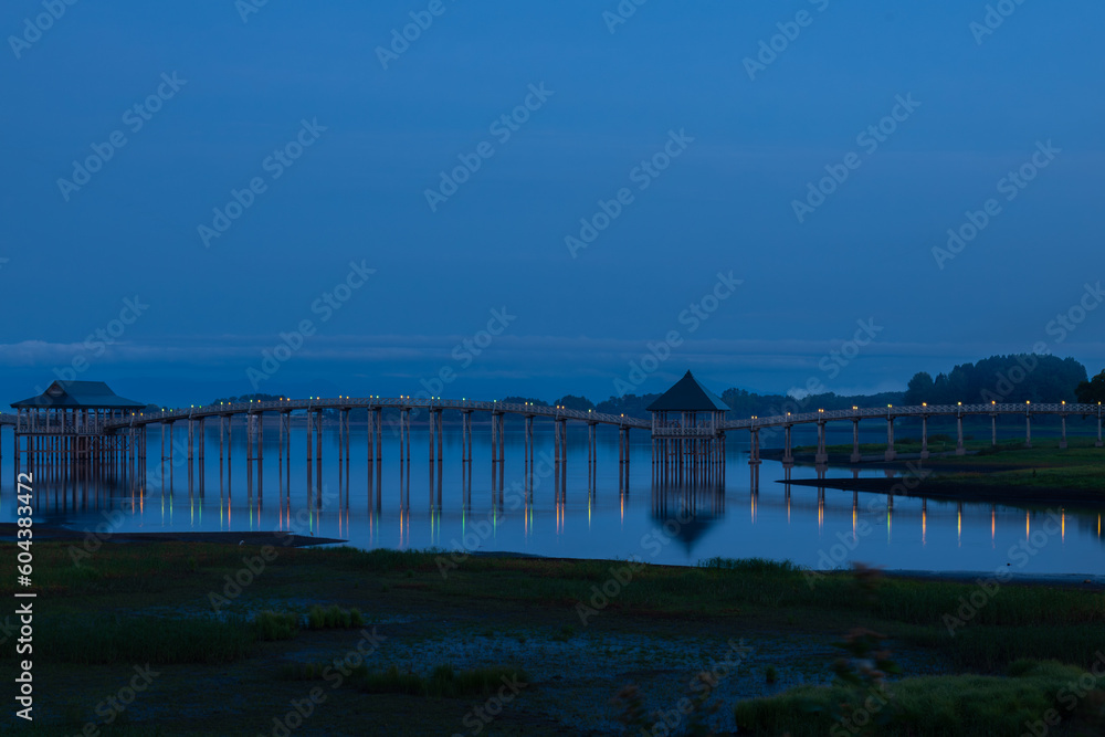 Fototapeta premium 青森県 鶴の舞橋