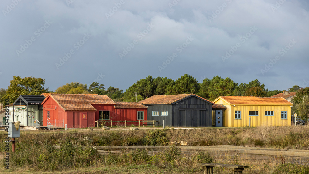 Obraz premium Île d'Oléron - Les Salines, les Marais Salants