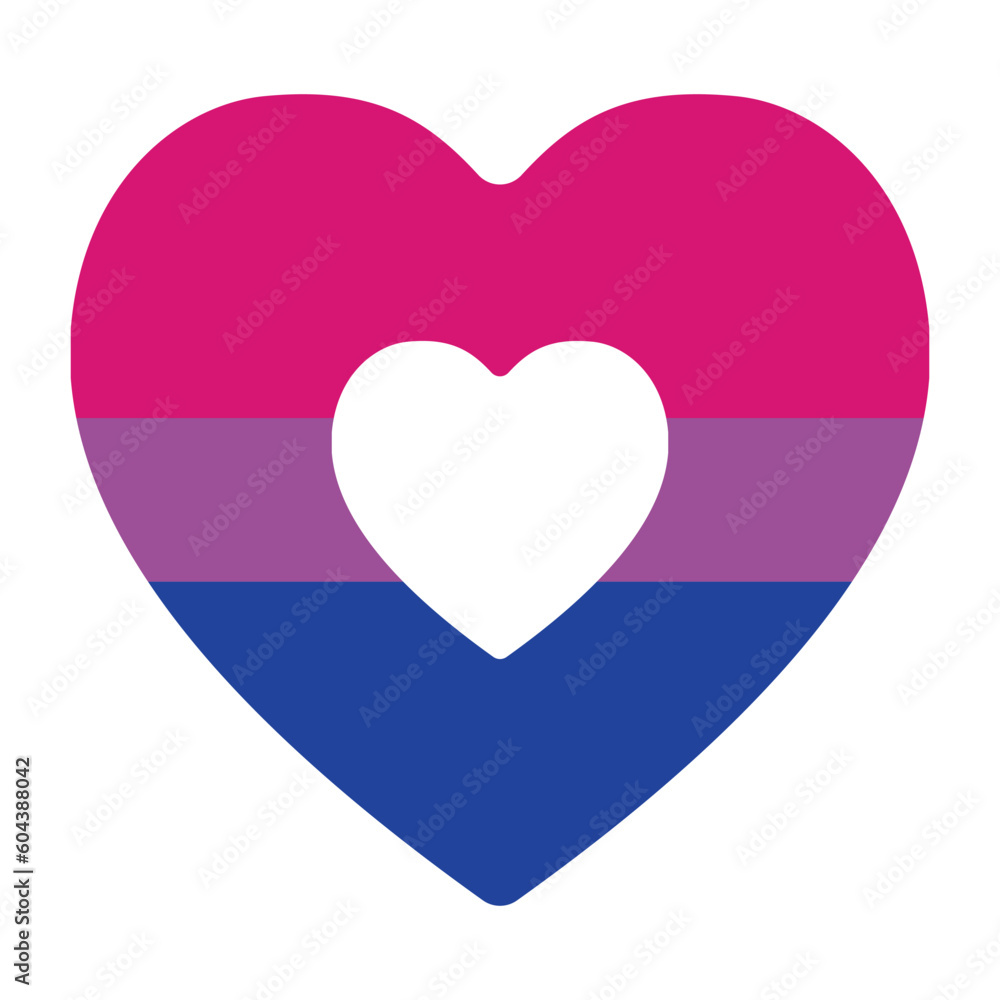 Bisexual pride flag. Bisexual pride flag.