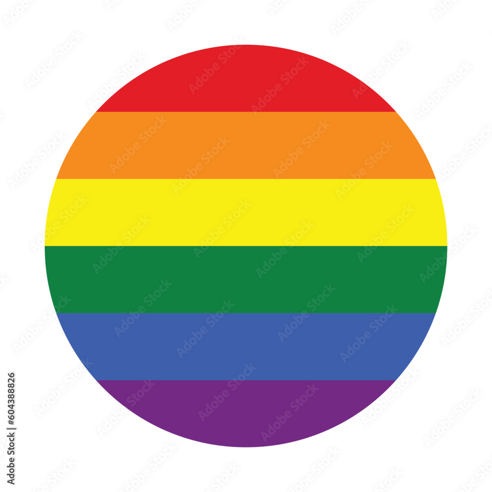 Fototapeta premium Gay Pride Flag. Traditional symbol for the entire LGBTQ+ community and gay men