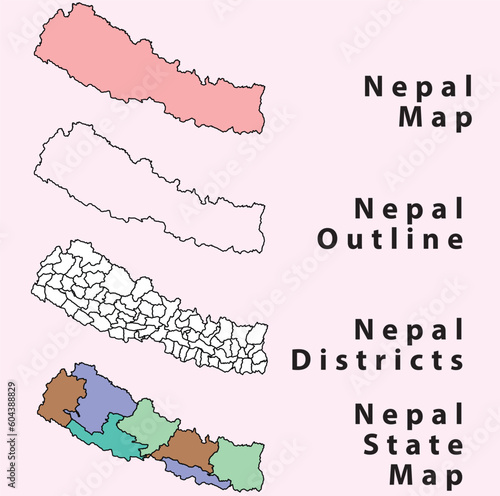 india nepal map, outline vector, nepal old map, nepal district map, nepal old map, flag map nepal, nepal map new,nepal map pin, nepal world map,nepal region map,polygonal 