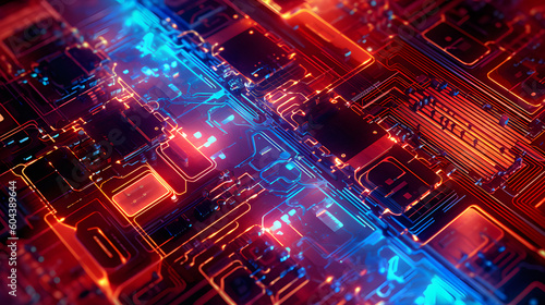 abstract background with lights