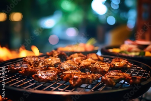 barbeque grill set Cinematic Editorial Food Photography