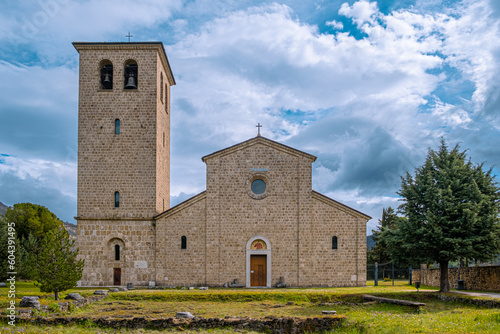 Abbey of S. Vincenzo al Volturno. Rocchetta a Volturno, Isernia, Molise, Italy, Europe. photo