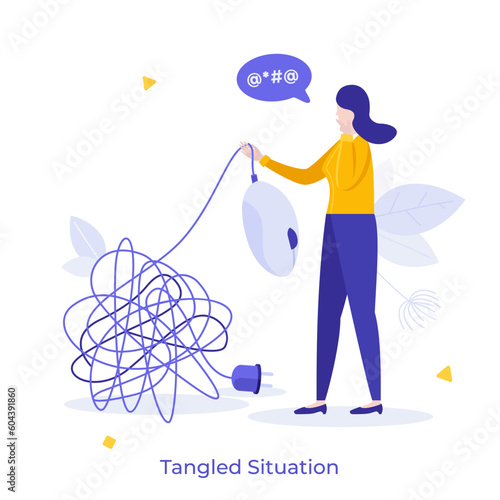 Business Character Concept Vector