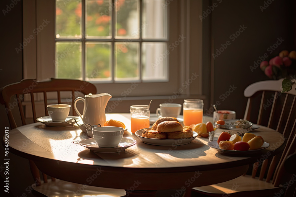 home kitchen, breakfast area, dining room, with food on the table, freshness, nutritious and flavorful ingredients, food preparation, cook and serve home kitchen, breakfast area, dining room, with food on the table, freshness, nutritious and flavorful ingredients, food preparation, cook and serve