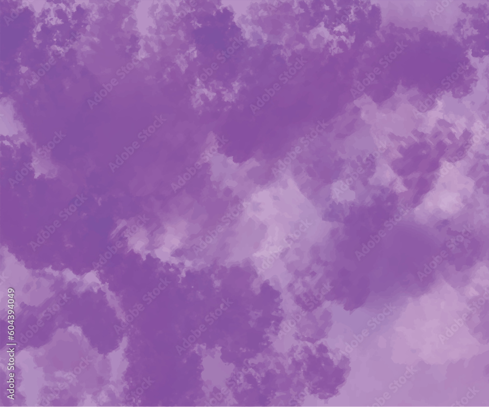 Pink, Purple pastel water color abstract background vector