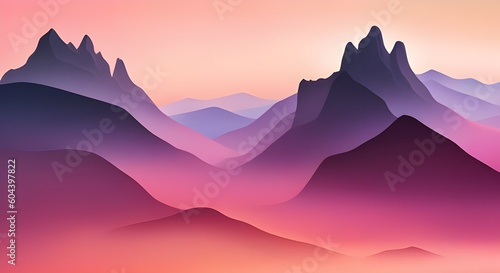 panoramic wallpaper - generative ai © BrandwayArt