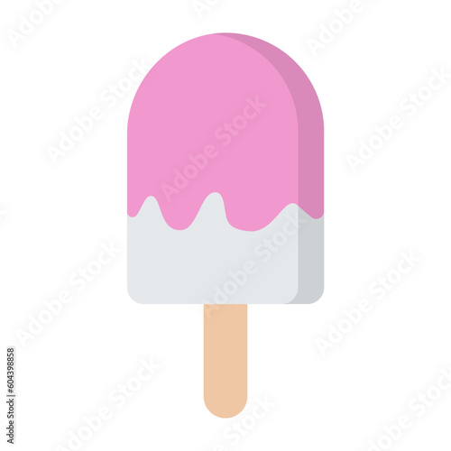 Ice Cream Flat Icon © Michael