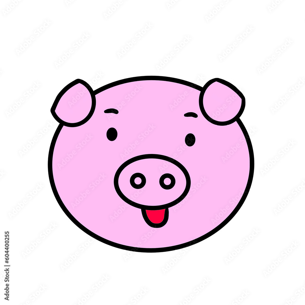 The pig is speaking. The pig is speaking.