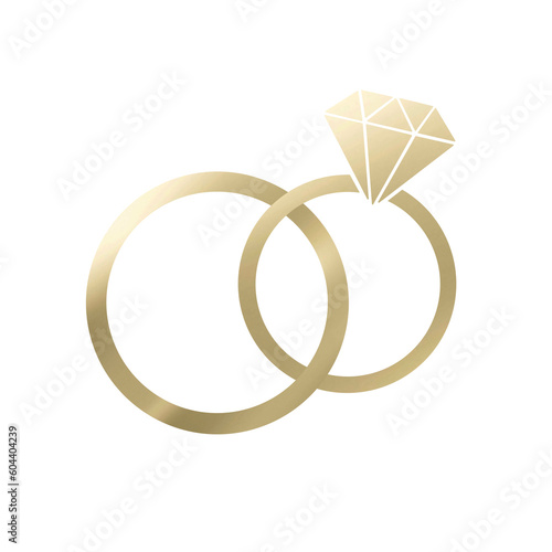 Two Gold Rings basic, One Love A Symbol of Timeless Devotion